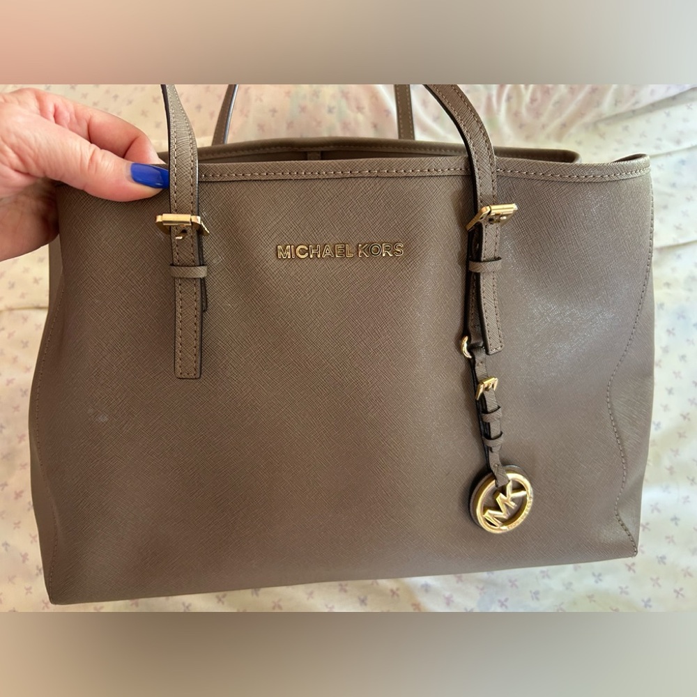 Michael Kors Taupe large Handbag